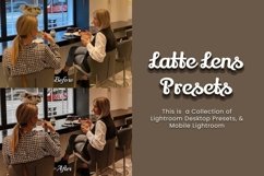 Latte Lens Lightroom Presets Desktop and Mobile for Lifestyle Photography. Coffee Mood, Natural Aesthetic. Ideal for bloggers, influencers, and photographers. Brown &amp; White, Vintage, Filters for Fashion, Portraits, Outdoor, Indoor. XMP, DNG files.