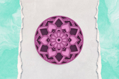 Magical Mushrooms and Butterfly Mandala layered art Product Image 5