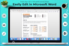 Simple Minimalist CV Curriculum Vita Product Image 5