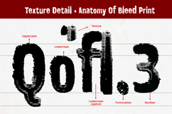 Bleed Print - Bad Print Bold Sans Font Product Image 4