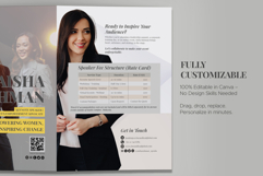 Modern Speaker Media Kit Template - Canva Editable Product Image 5