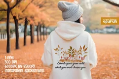 Autumn Floral Motivational Quotes Sublimation 05 Product Image 2