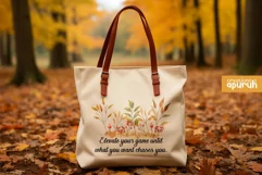 Autumn Floral Motivational Quotes Sublimation 05 Product Image 3
