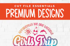 2026 Girls Trip svg - Great for a Girls Vacation or Trip Product Image 3