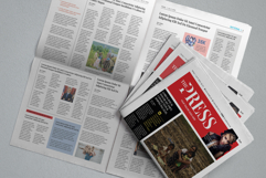 Newspaper Editorial Template-Modern News Layout Product Image 3