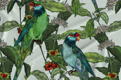 Rainforest jungle pattern with parrots Product Image 7
