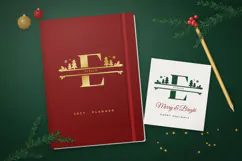 Christmas Split Monogram Font Product Image 6