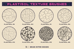 Plastisol Texture Brushes Product Image 5