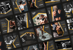 Sport Instagram Ads Post and Story Template Product Image 6