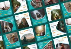 Backpacker Travel Instagram Ads Post &amp; Story Product Image 6