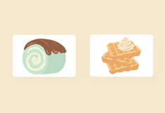 Puffy Cute Dessert Illustration Set Product Image 6