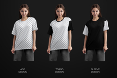 5 Mockups Woman Oversize T-Shirt. vol.02 Product Image 5