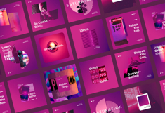 Neon Creative Instagram Ads Post &amp; Story Template Product Image 6