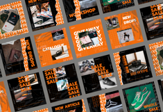 Urban Neon Instagram Template Product Image 6