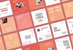 Productivity Planner Instagram Post &amp; Story Template Product Image 6
