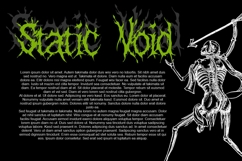 VLADMERE BLACKMETAL FONT Product Image 5