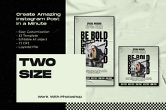 Bold Streetwear Instagram Post &amp; Story Template Product Image 5