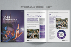 Professional Annual Report Template Product Image 5