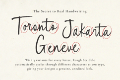 Rough Scribble Script Product Image 5