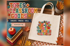 Fall Teacher Club 60 Sublimation PNG Designs Product Image 6