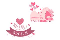 Valentine's Day Sale Editable Vector Scene Creator Product Image 5