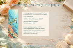 Sea Turtle and Seahorse Bookmarks Product Image 5