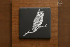 The Backward Gaze Woodland Animal Laser Engraving PNG Product Image 1
