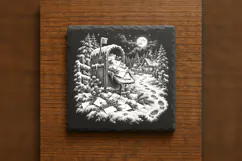 The Wishbox at Snowgate Christmas Laser Engraving PNG Product Image 6