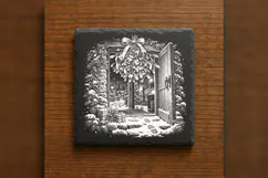 The Mistletoe Threshold Laser Engraving PNG Product Image 6