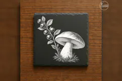 The Bilberry Companion Woodland Laser Engraving PNG Product Image 5