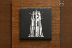 The Bat Belfry Haunted House Laser Engraving PNG Product Image 6