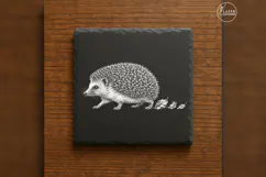 The Leaf-Burrower Woodland Animal Laser Engraving PNG Product Image 6