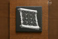 The Unwritten Zodiac Occult Laser Engraving PNG Product Image 6