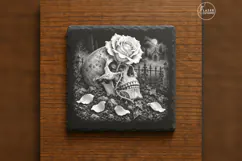 The Thorn Bride Gothic Halloween Laser Engraving PNG Product Image 6
