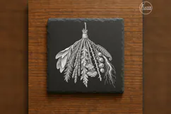 The Ninefold Herb Witchcraft Laser Engraving PNG Product Image 6