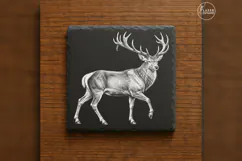 The Bracken Hart Woodland Animal Laser Engraving PNG Product Image 6