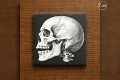 The Silent Profile Anatomy Laser Engraving PNG Product Image 6