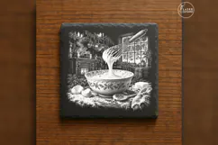 Whisk in Christmas Batter Winter Baking Engraving PNG Product Image 6