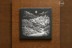 Bethlehem Guiding Star Laser Engraving PNG Product Image 6