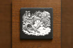 The Little Carrot Keeper Laser Engraving PNG Product Image 1