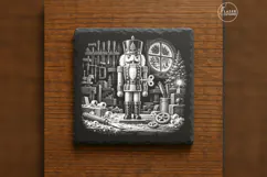 Clockwork Nutcracker Laser Engraving PNG Product Image 6
