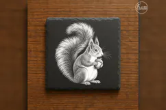 The Acorn Keeper Woodland Animal Laser Engraving PNG Product Image 6