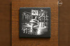 Spinning Top Nursery Laser Engraving PNG Product Image 6
