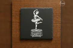 The Music-Box Automaton - 1 Laser Engraving PNG Design Product Image 2