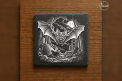 The Belfry Eclipse Gothic Halloween Laser Engraving PNG Product Image 6