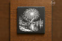 The Skyflower Finale New Year Celebration Laser Engraving PN Product Image 6