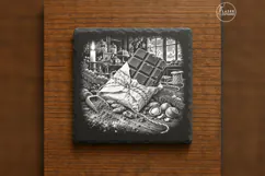 Winter Chocolate Bar Christmas Laser Engraving PNG Product Image 6