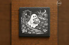 The Pumpkin Courier Cute Spooky Halloween Laser Engraving PN Product Image 6
