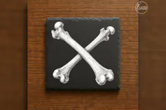 The Ossuary Cross Anatomy Laser Engraving PNG Product Image 6