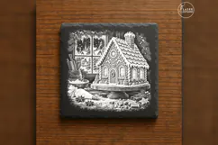 The Sugarglass Bakery Christmas Engraving PNG Product Image 6